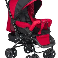 2 Way Çift Yönlü Bebek Arabası / Kırmızı
