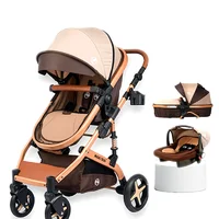 Fast Pro Alüminyum Travel Sistem Bebek Arabası - Kahve