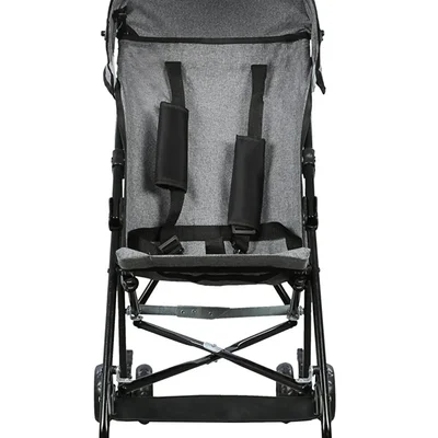 Mt 0037 Lite Pratik Baston Bebek Arabası - Keten Gri - Resim 2