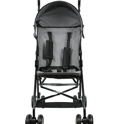 Mt 0037 Lite Pratik Baston Bebek Arabası - Keten Gri - Resim 4