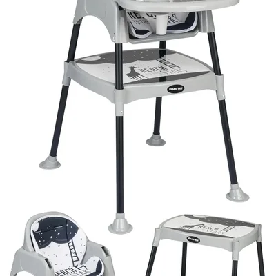 Feeding Yıldız Desenli 3in1 Mama Sandalyesi - Reach Star - Resim 1