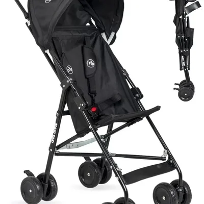 Mt 0037 Lite Pratik Baston Bebek Arabası - Siyah - Resim 1