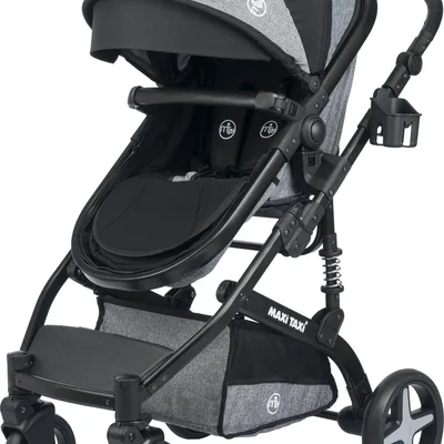 Fast Pro Alüminyum Travel Sistem Bebek Arabası - Cotton Grey - Resim 4