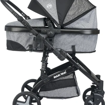 Fast Pro Alüminyum Travel Sistem Bebek Arabası - Cotton Grey - Resim 5