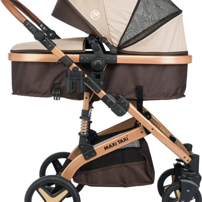 Fast Pro Alüminyum Travel Sistem Bebek Arabası - Kahve - Resim 4