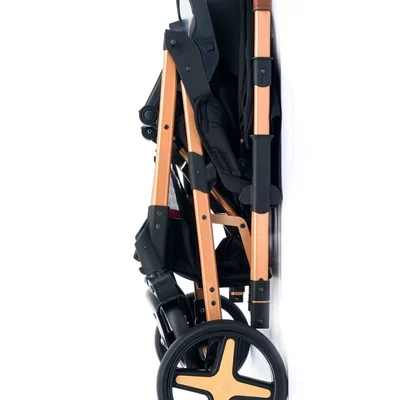 Milano Çift Yönlü Bebek Arabası-gold Siyah - Resim 5